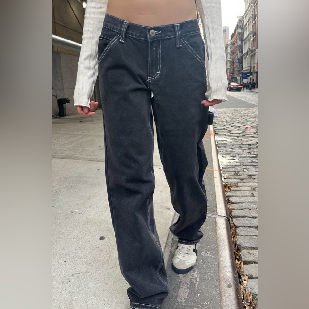 Crispina Low Rise Jeans brandy melville